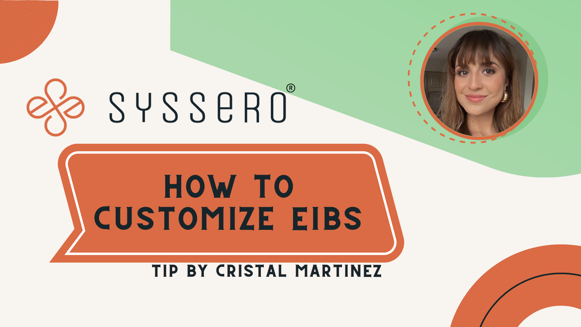Customizing EIBs